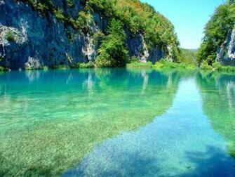 Plitvice Lakes Croatia Lake Park Mountain Stock Photos