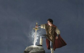 King Arthur And Excalibur Wallpaper Walltor