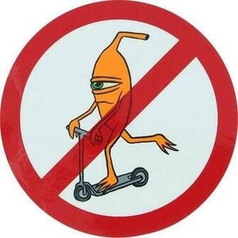 Toy Machine No Scooter Decal Single Decals