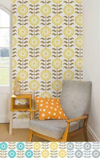 Layla Faye Wallpaper Tall Flower
