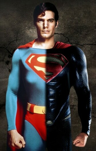 Christopher Reeve Henry Cavill By Andrewmjbaker Dfcz