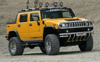 H2 Yellow Hummer Car Wallpaper HD