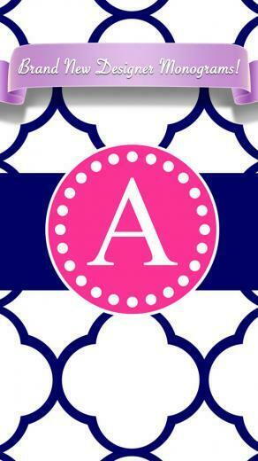 Shopper Designer Monogram Custom Wallpaper Background Lifestyle