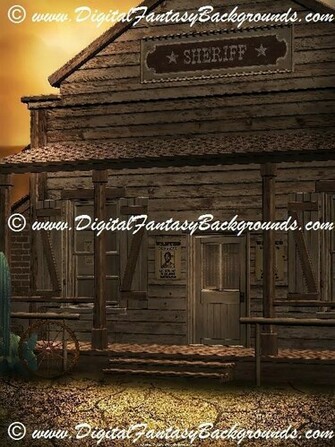 Old West Digital Background Fantasy