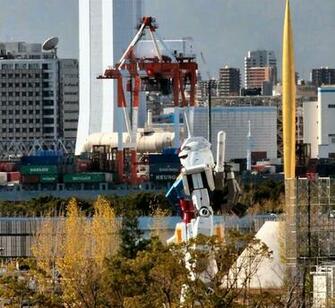 Life Size Gundam Statue Diver City Tokio Odaiba New