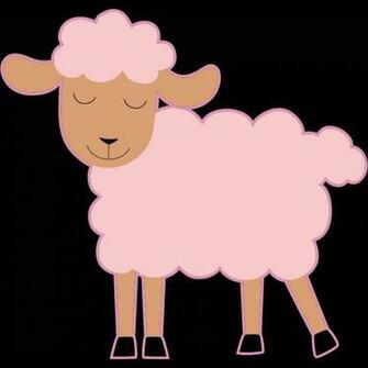 Wall Stickers For Baby Animals Decals Pink Sheep Sticker