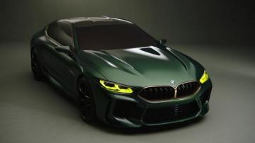 Bmw M8 Rear Wallpaper Black HD