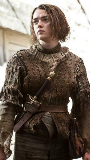 Wallpaper Arya Stark Game Of Thrones Maisie