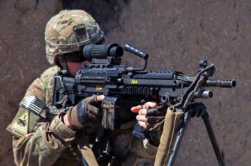 M249 Saw Machine Weapon Gun Military Soldier T Wallpaper