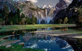 Delightful Yosemite Spring Desktop Pc And Mac Wallpaper