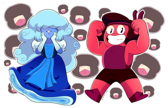 Sapphire And Ruby By Zamii070