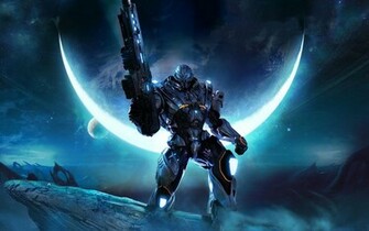 Sci Fi Space Soldier Computer Desktop Wallpaper
