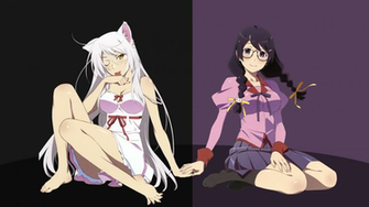 Black Hanekawa HD Wallpaper Background Image