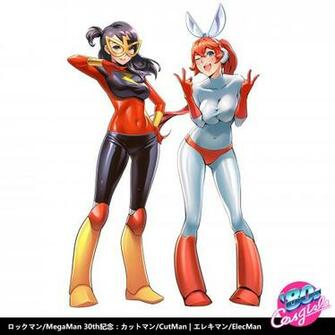 Cutman And Elecman Rockman More Drawn By One3four Danbooru