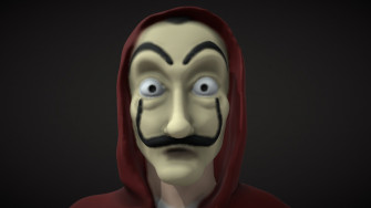 Money Heist Mask Wallpaper