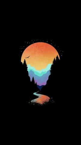 Interesting Yet Spooky Design Perfect As A Phone Wallpaper To