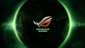 Asu Republic Of Gamers Logo Brand Space Planet Widescreen HD Wallpaper