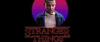 Millie Bobby Brown As Eleven In Stranger Things Logo Full