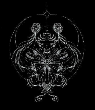 Sketched Sailor Moon Pfp Wallpaper