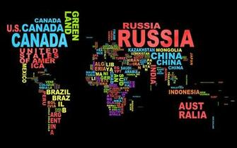 World Map On Your Desktop Creative Designs Wallpaper HD