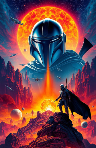 The Mandalorian Art Wallpaper