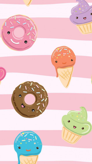 Whip Up Your Next Delicious Meal With Cute Food iPhone Wallpaper