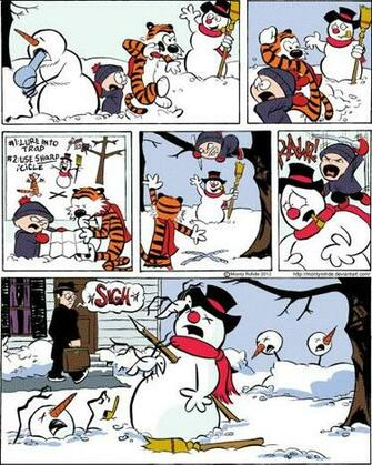 Calvin And Hobbes Snowman Wallpaper Meet Frosty