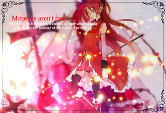 Puella Magi Wallpaper Kyoko Sakura By Kuroi Rima