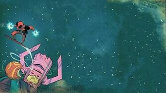 Galactus Marvel Deadpool Stars Wallpaper