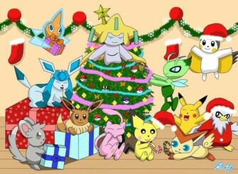Pokemon Christmas Wallpaper