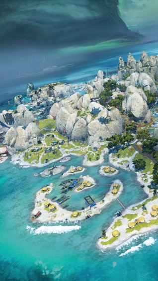 Apex Legends S11 Island Map Wallpaper iPhone Phone 4k 230e
