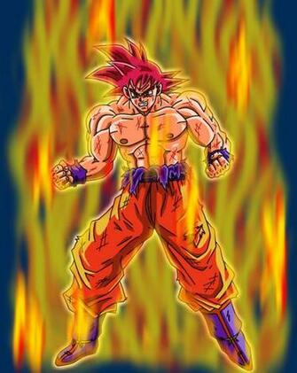 Super Saiyan God Goku By Animefreakazoid6