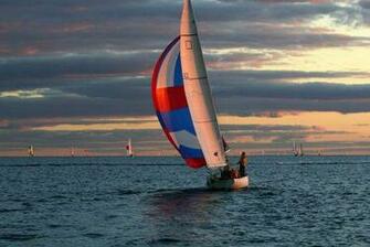 Racing Sailboats Wallpaper Byc Long Distance Race