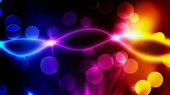 Abstract Art Background Blue Colorful Colors Stars Glowing