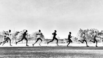 Global Sports Comm On An Early Morning Track Session In