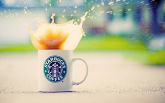 Starbucks Wallpaper Splashing Myspace Background