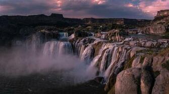 Shoshone Falls Twin Idaho Wallpaper