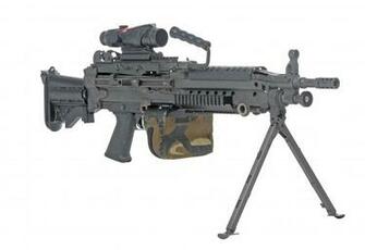 M249 Saw Machine Weapon Gun Military F Wallpaper