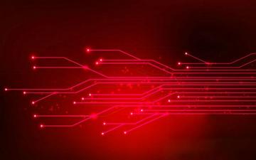 Red Electronic Wallpaper On