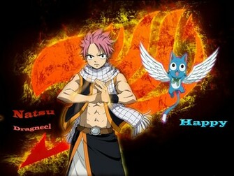 Fairy Tail Natsu And Happy Wallpaper By Heongle