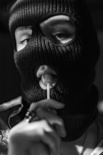 Black Ski Mask Wallpaper