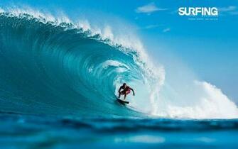 Surfing In Teahupoo Tahiti Wallpaper HD