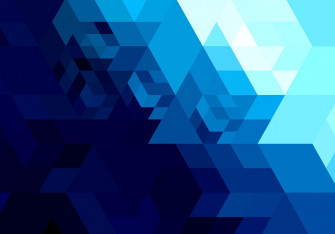 Blue Geometric Wallpaper