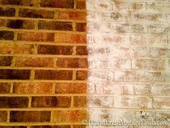 Whitewash Brick Fireplace Before And After White