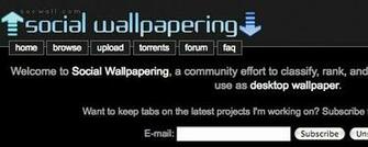 Social Wallpapering