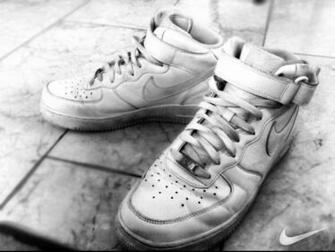 Nike Airforce White And Blue Wallpaper