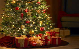 Merry Christmas Tree Wallpaper