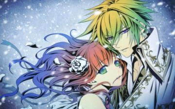 Art Wallpaper Anime Guy Girl Snow Pe By That1freak On