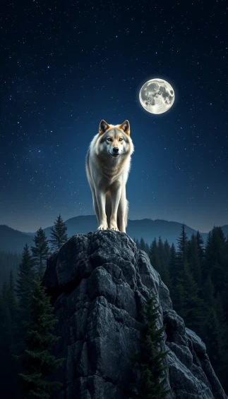 Really Cool Wolf Wallpaper