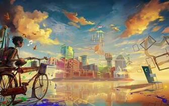 First Day School Going Drawing Art HD Wallpaper Wallpaperpick